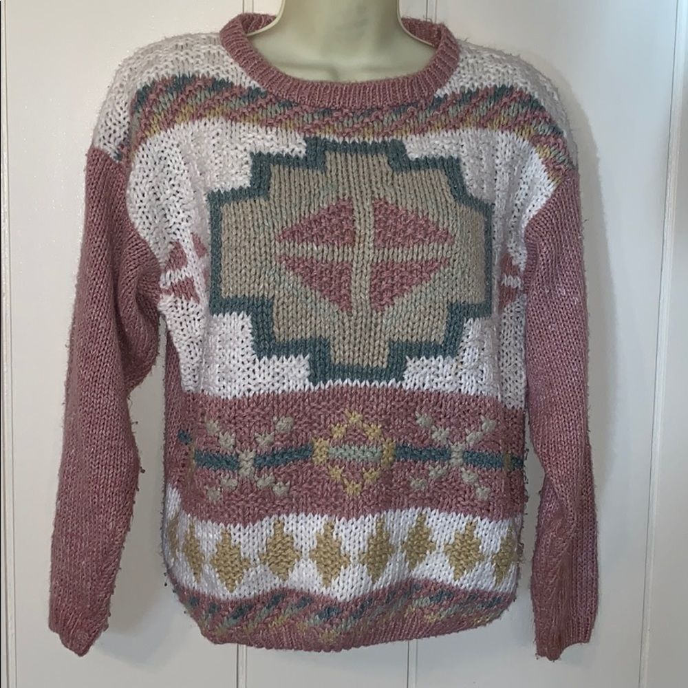 ‎Vintage 90s Hunters Run patterned sweater